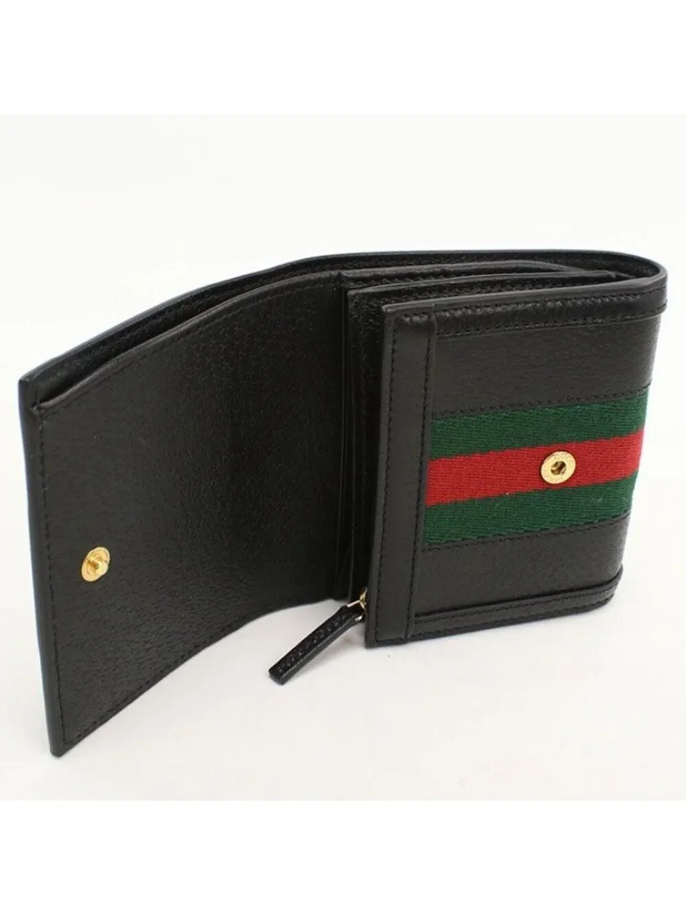 Gucci Compact Wallet Ophidia Bifold Leather